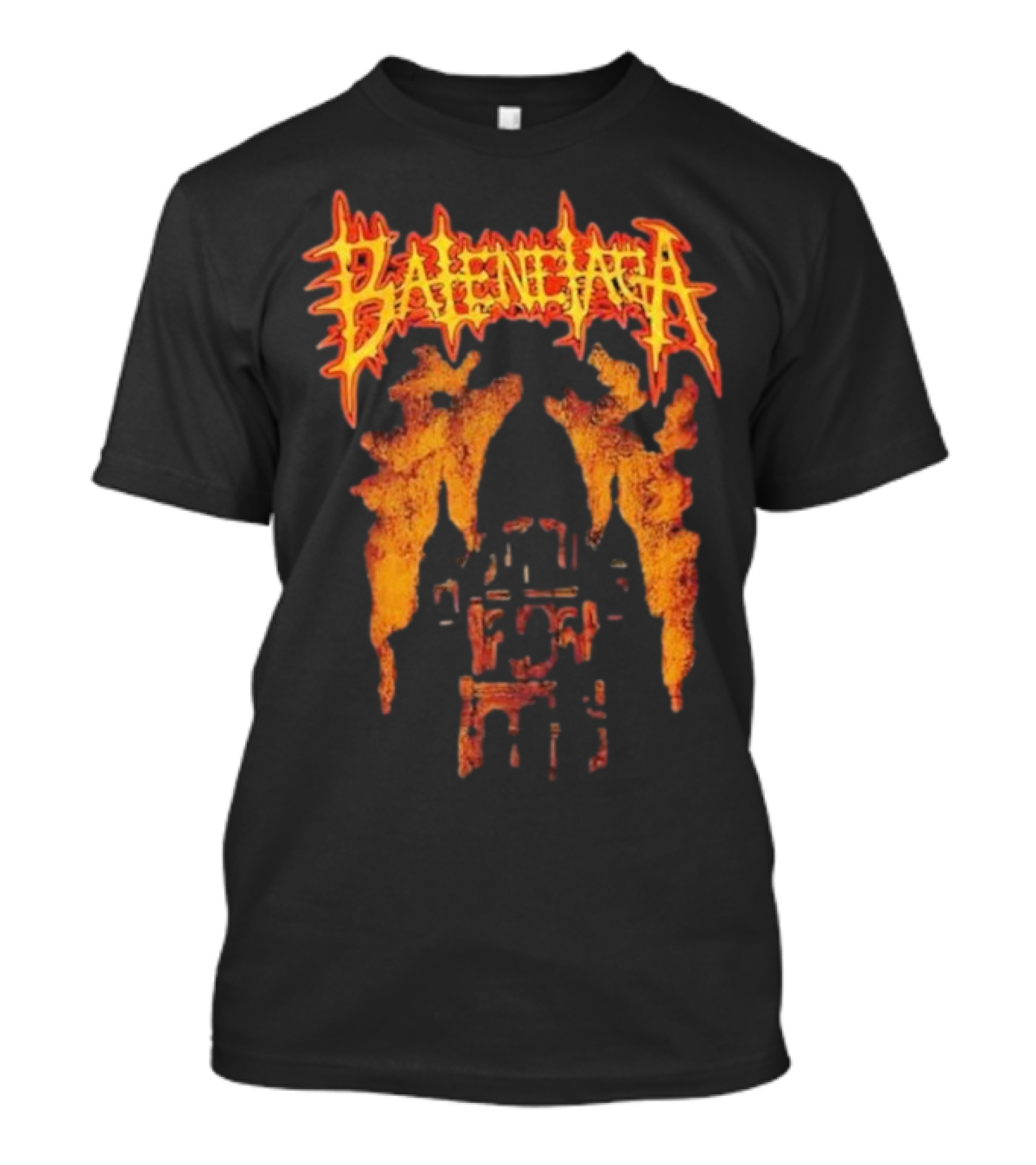 Balenciaga Fire Print Anne Hathaway Style T-Shirt