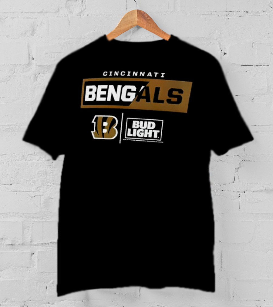 Cincinnati Bengals 13 Bud Light NFL Collaboration T-Shirt