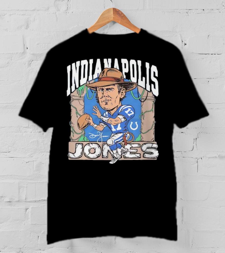 Indianapolis Jones Indianapolis Colts Daniel Jones Signature Adventure T-Shirt