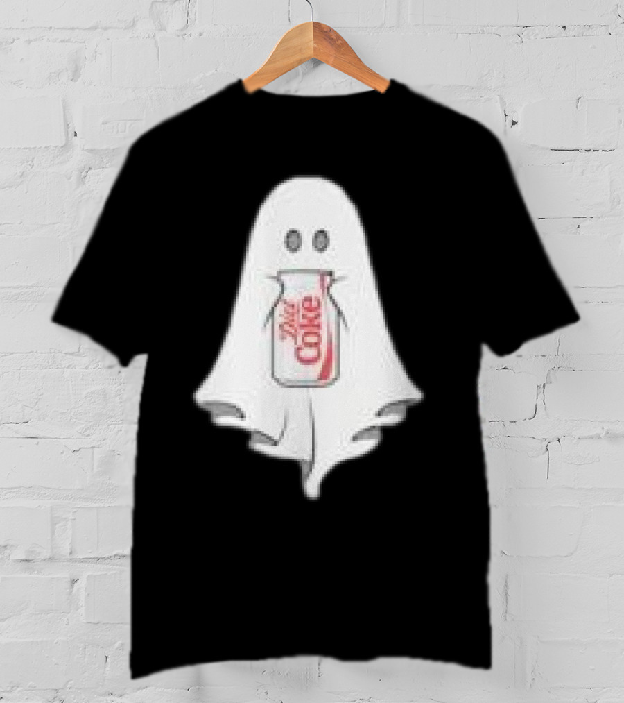 Ghost Drinking Diet Coke Can T-Shirt