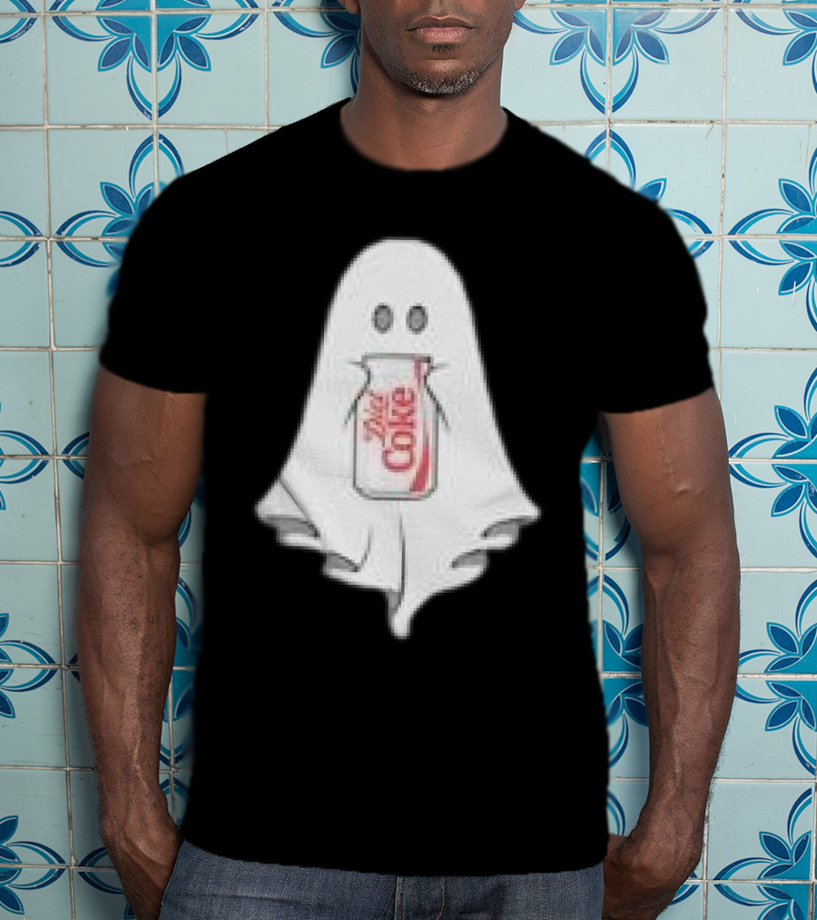 Ghost Drinking Diet Coke Can T-Shirt