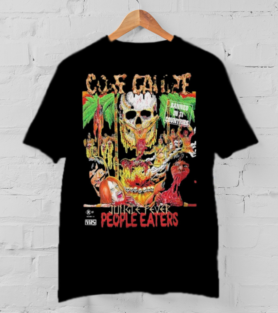 Gore Galore Banned In 31 Countries Jungle Fever People Eaters T-Shirt