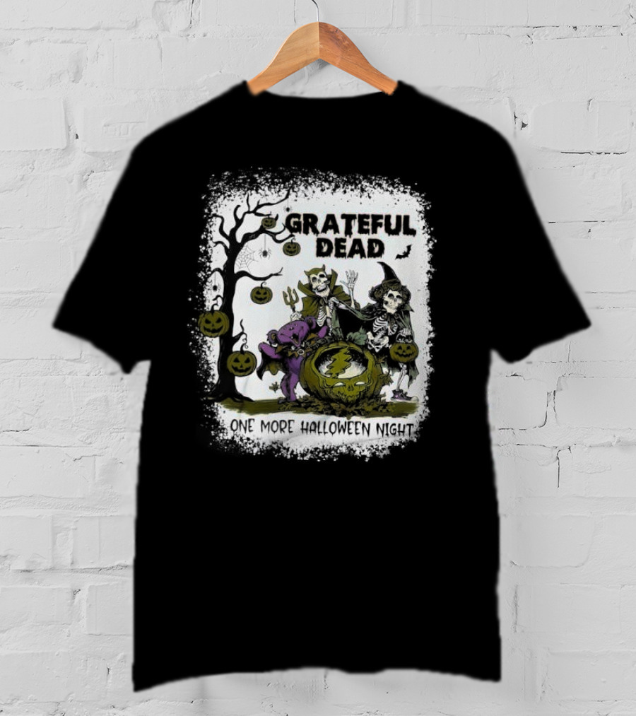 Grateful Dead One More Halloween Night 2025 Funny T-Shirt