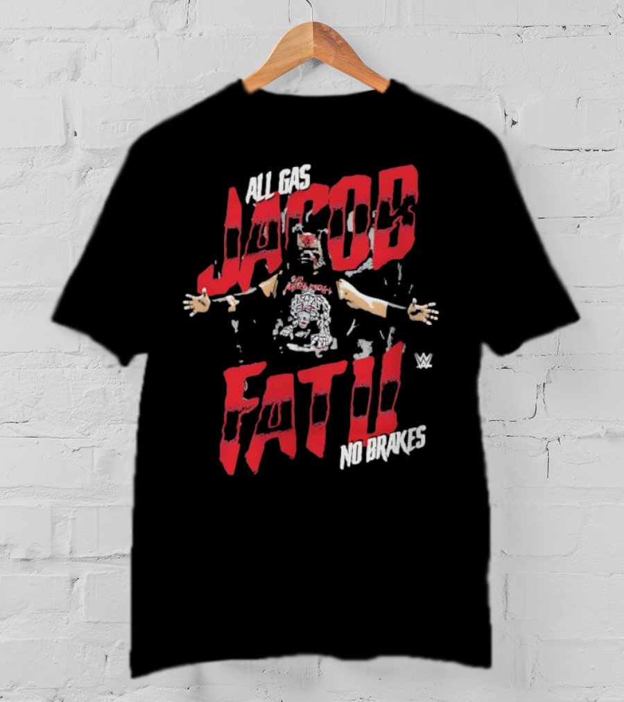 Jacob Fatu All Gas No Brakes Wrestling WWE Style T-Shirt