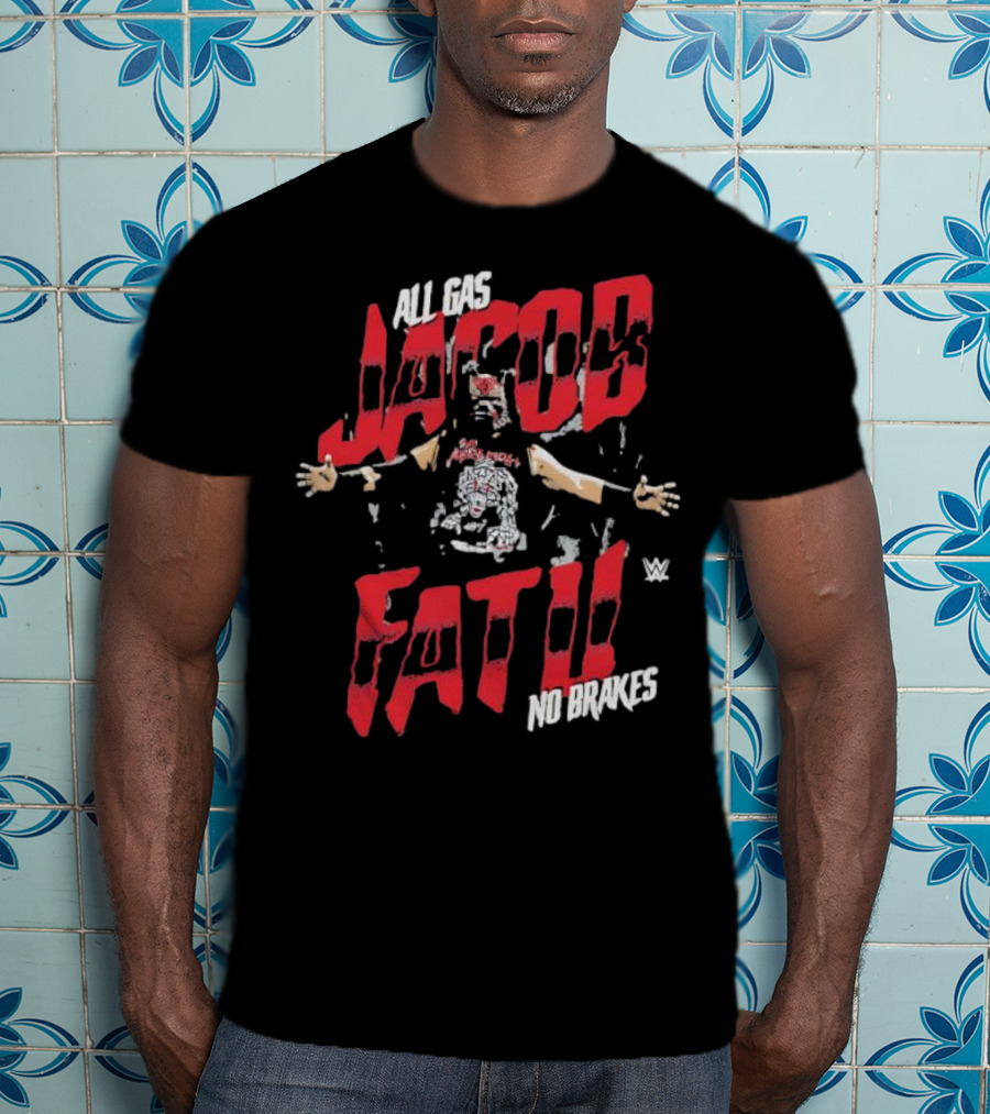 Jacob Fatu All Gas No Brakes Wrestling WWE Style T-Shirt