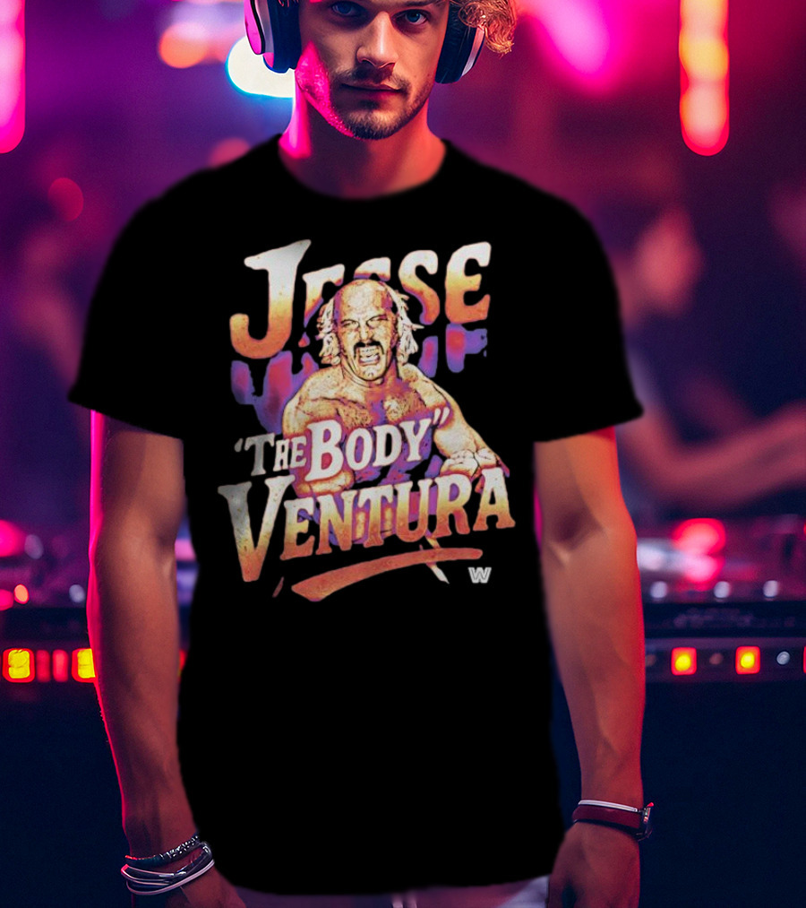 Jesse Ventura The Body Vintage Wrestling W T-Shirt
