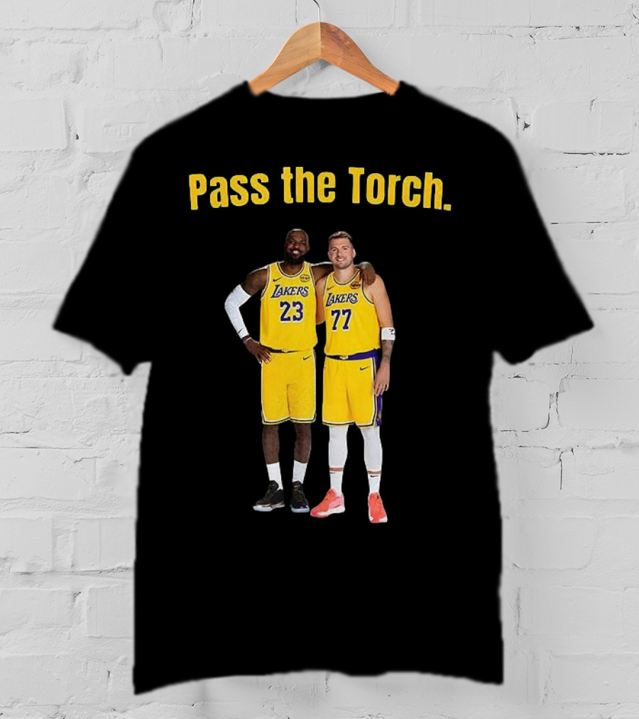 Lakers 23 And 77 Pass The Torch T-Shirt