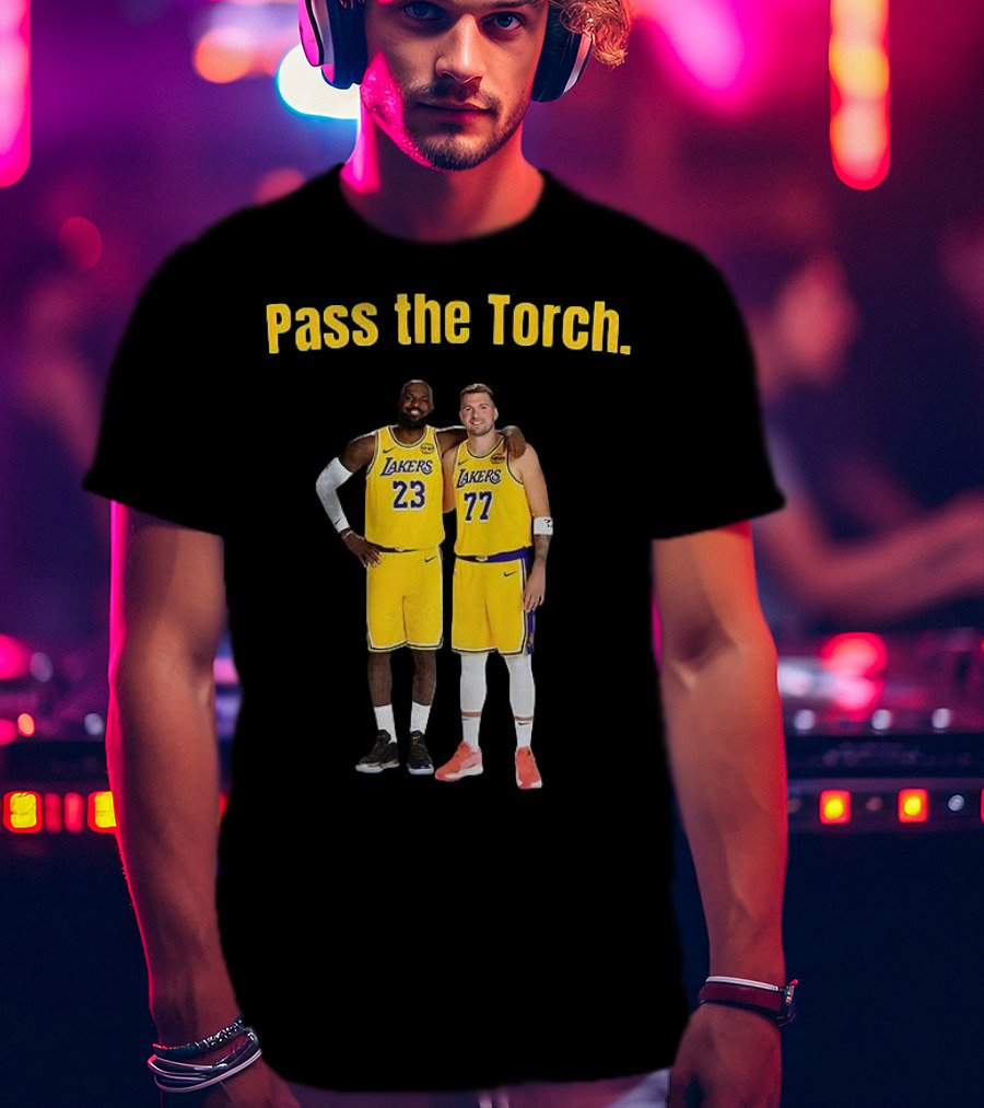 Lakers 23 And 77 Pass The Torch T-Shirt