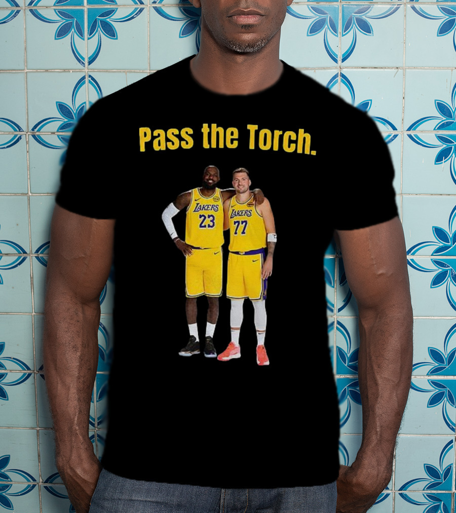 Lakers 23 And 77 Pass The Torch T-Shirt