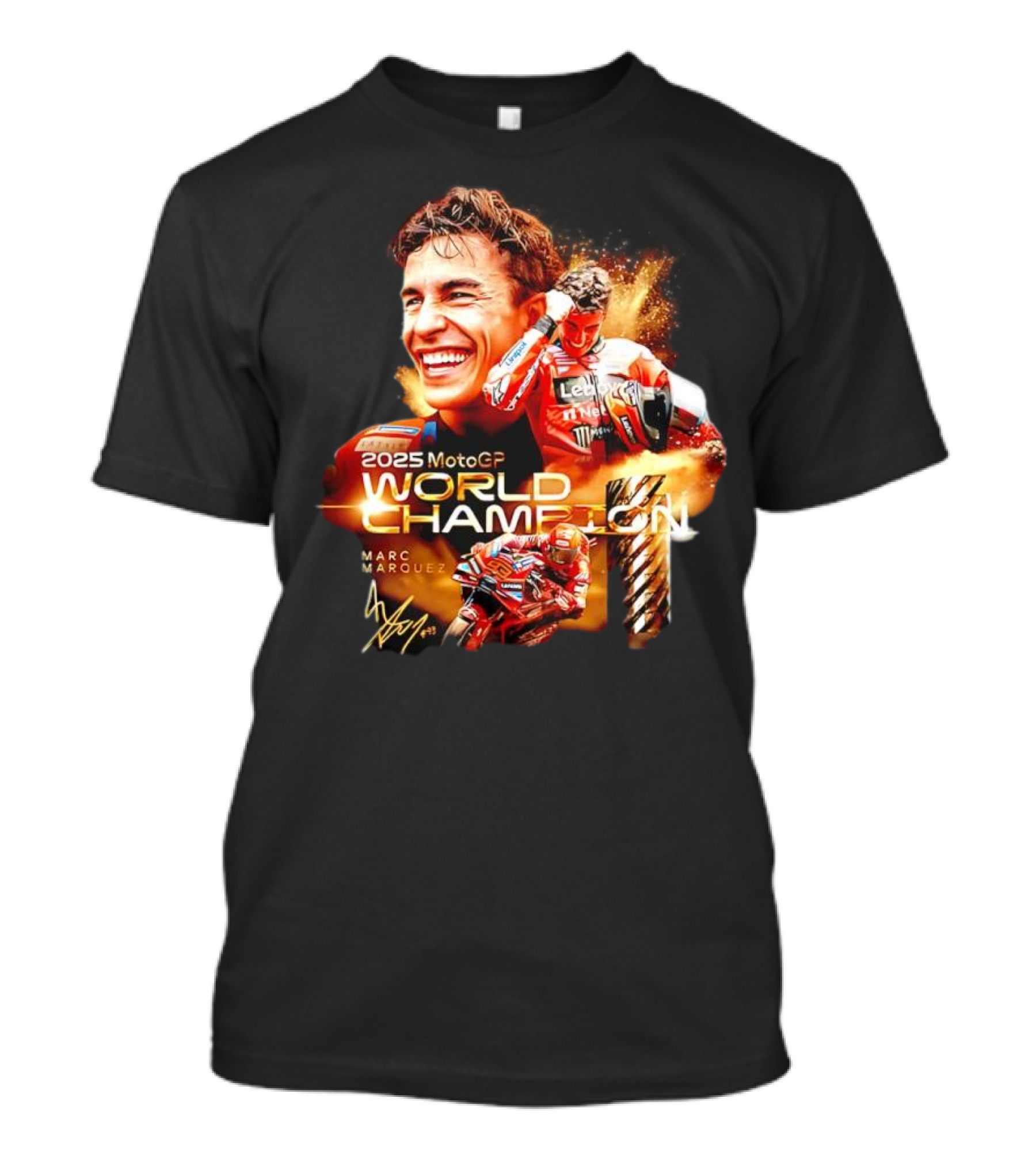 2025 MotoGP World Champion Marc Márquez Signature T-Shirt