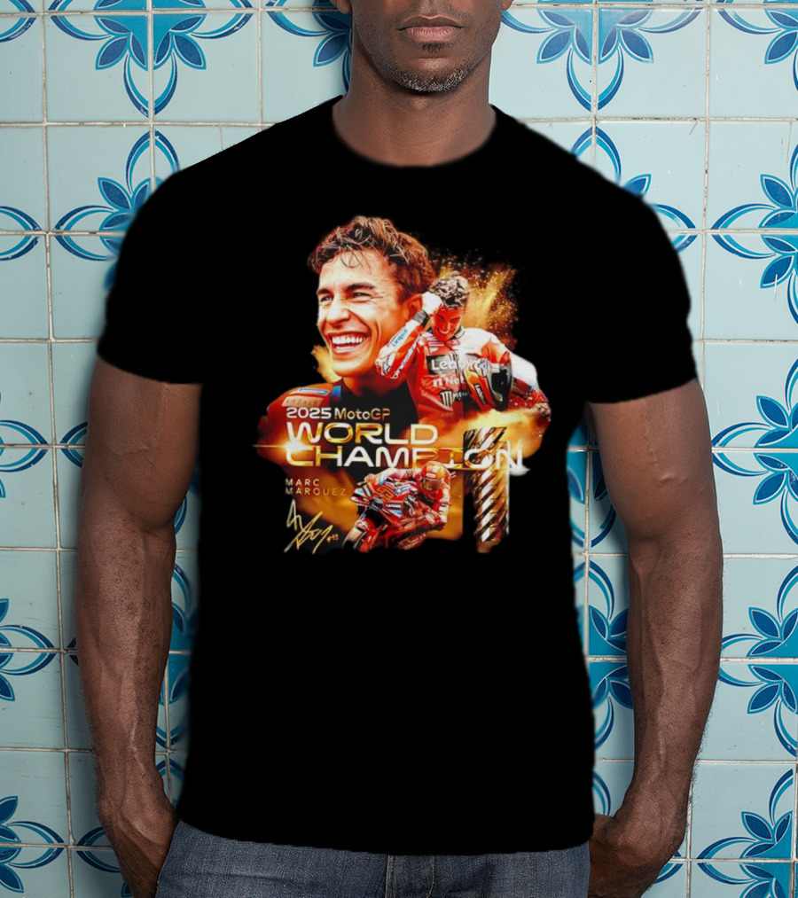2025 MotoGP World Champion Marc Márquez Signature T-Shirt
