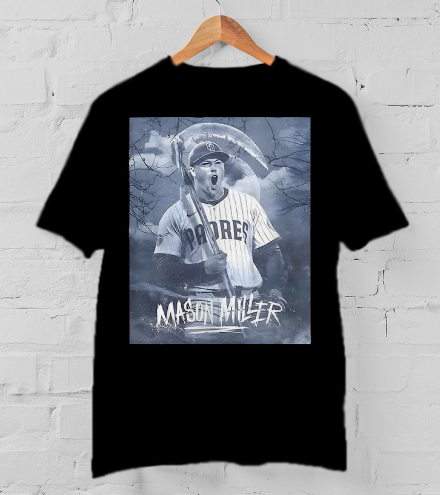 Mason Miller Padres Halloween Baseball 2025 T-Shirt