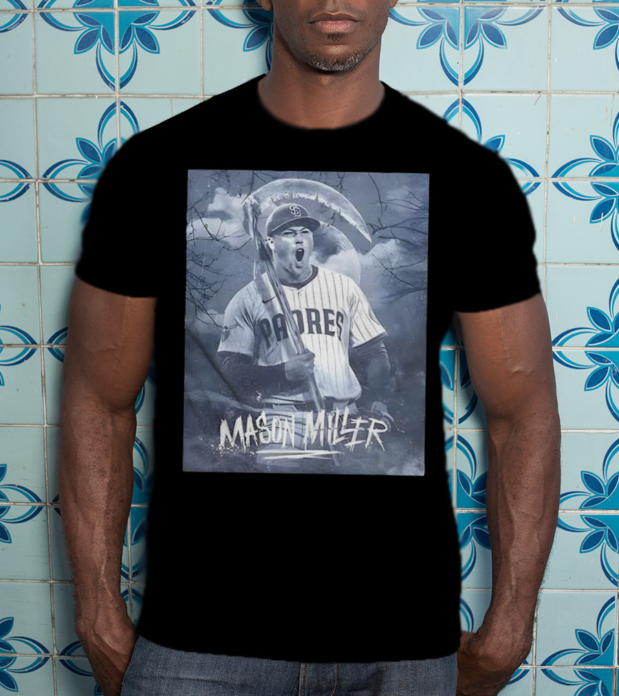 Mason Miller Padres Halloween Baseball 2025 T-Shirt