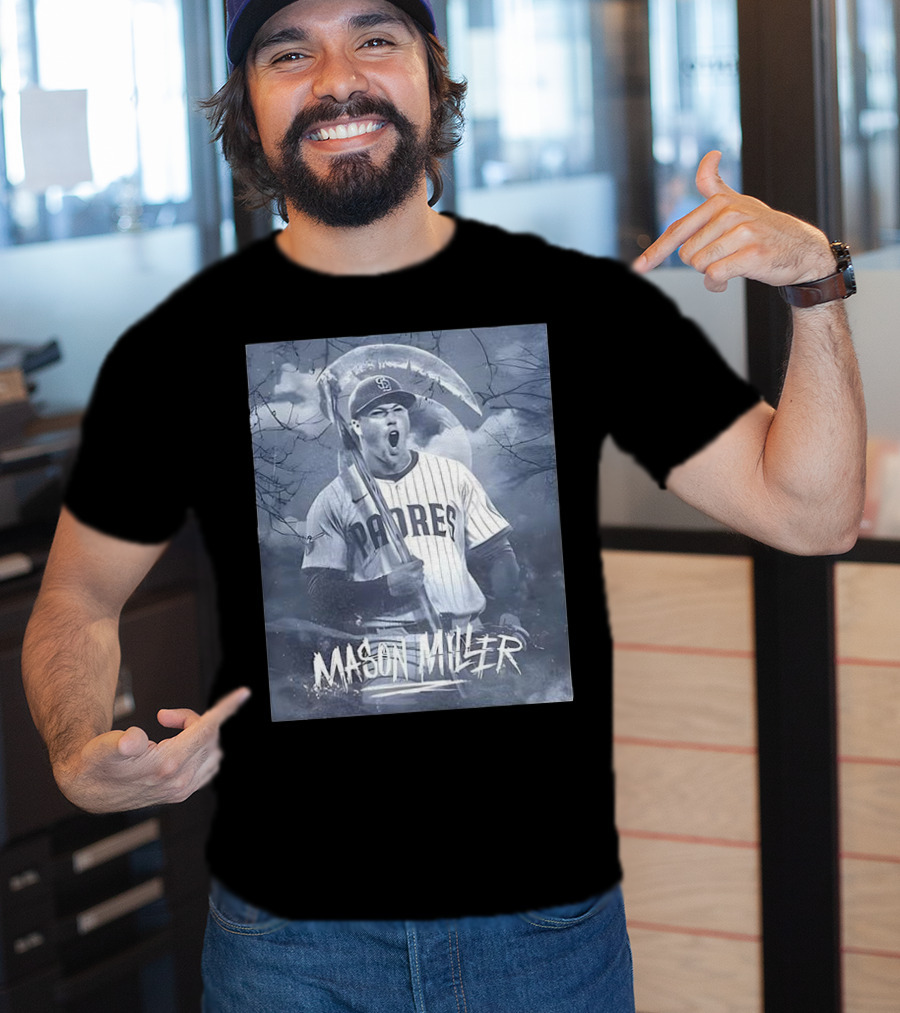 Mason Miller Padres Halloween Baseball 2025 T-Shirt