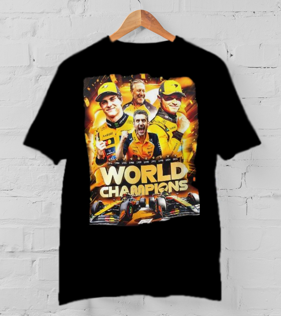 McLaren World Champions 2025 Racing Legends T-Shirt