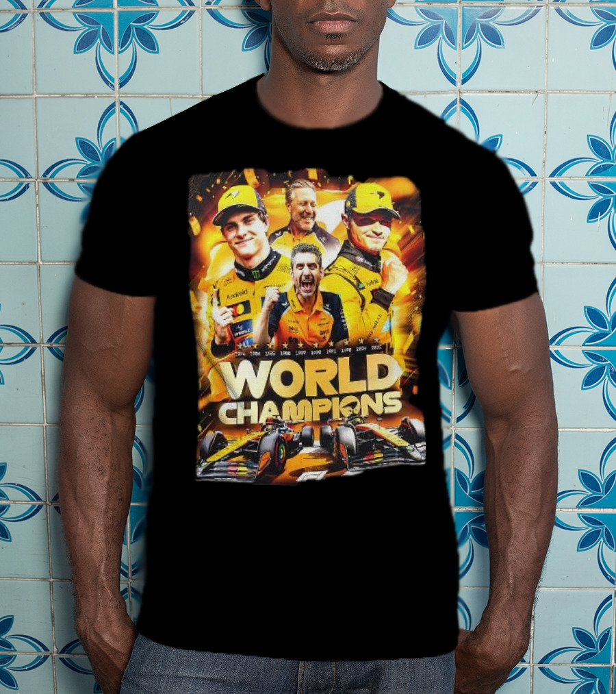 McLaren World Champions 2025 Racing Legends T-Shirt