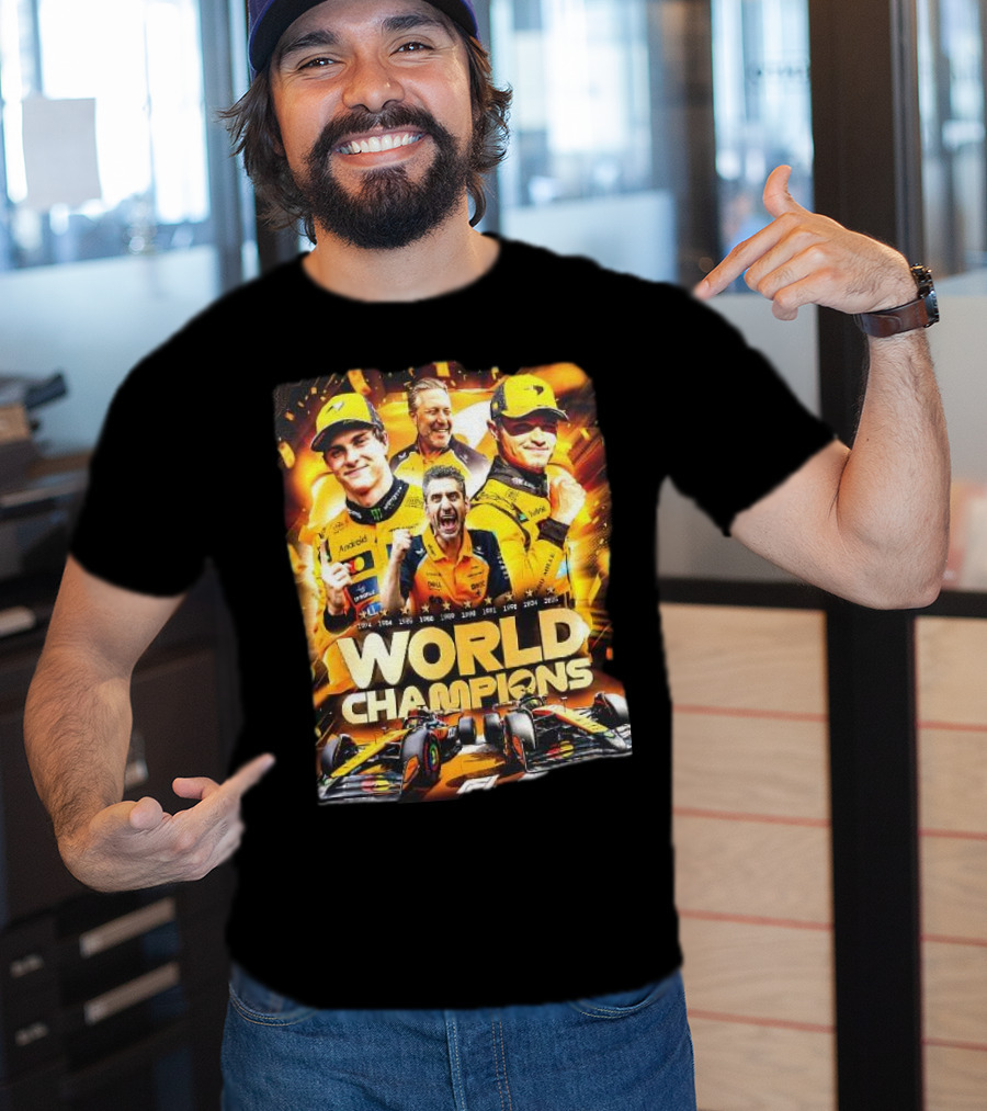 McLaren World Champions 2025 Racing Legends T-Shirt