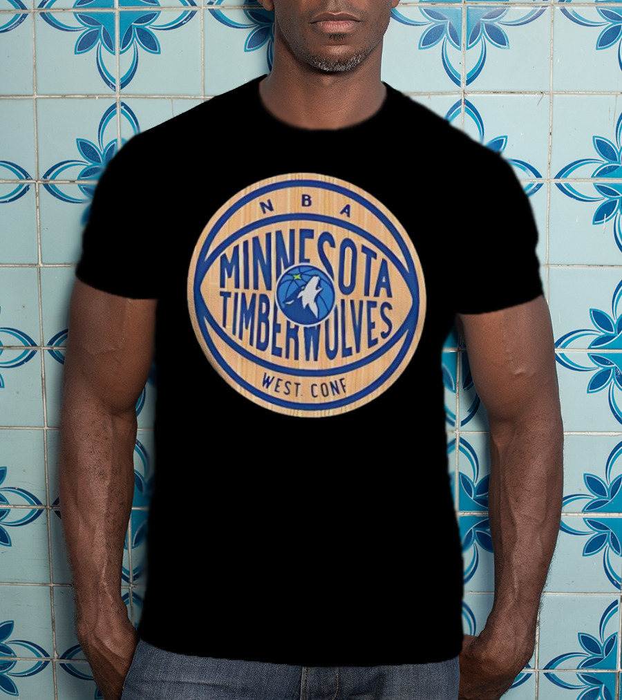 NBA Minnesota Timberwolves West Conf Team Emblem T-Shirt