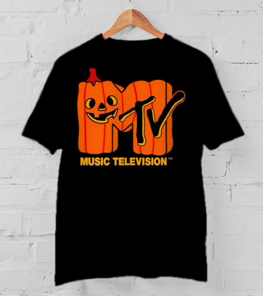 MTV Music Television Pumpkin Halloween T-Shirt