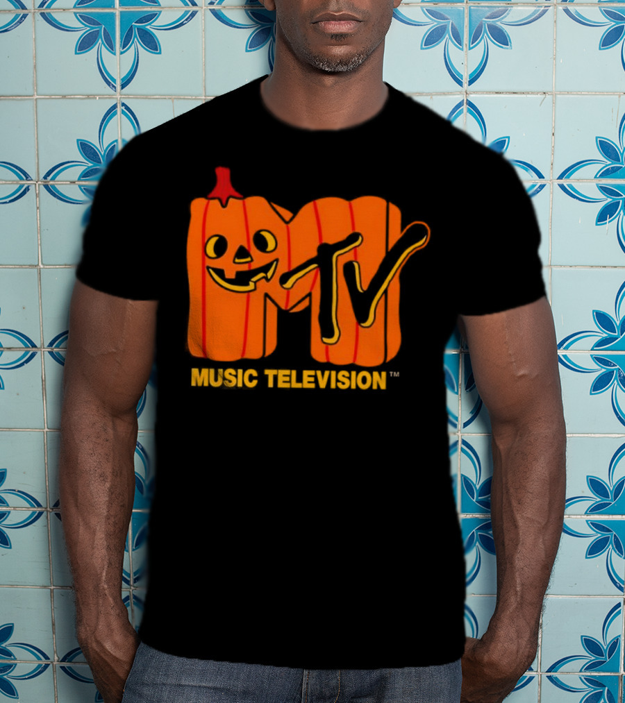 MTV Music Television Pumpkin Halloween T-Shirt