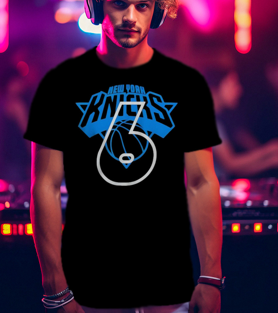 NBA New York Knicks 5 Basketball Craze Attack T-Shirt