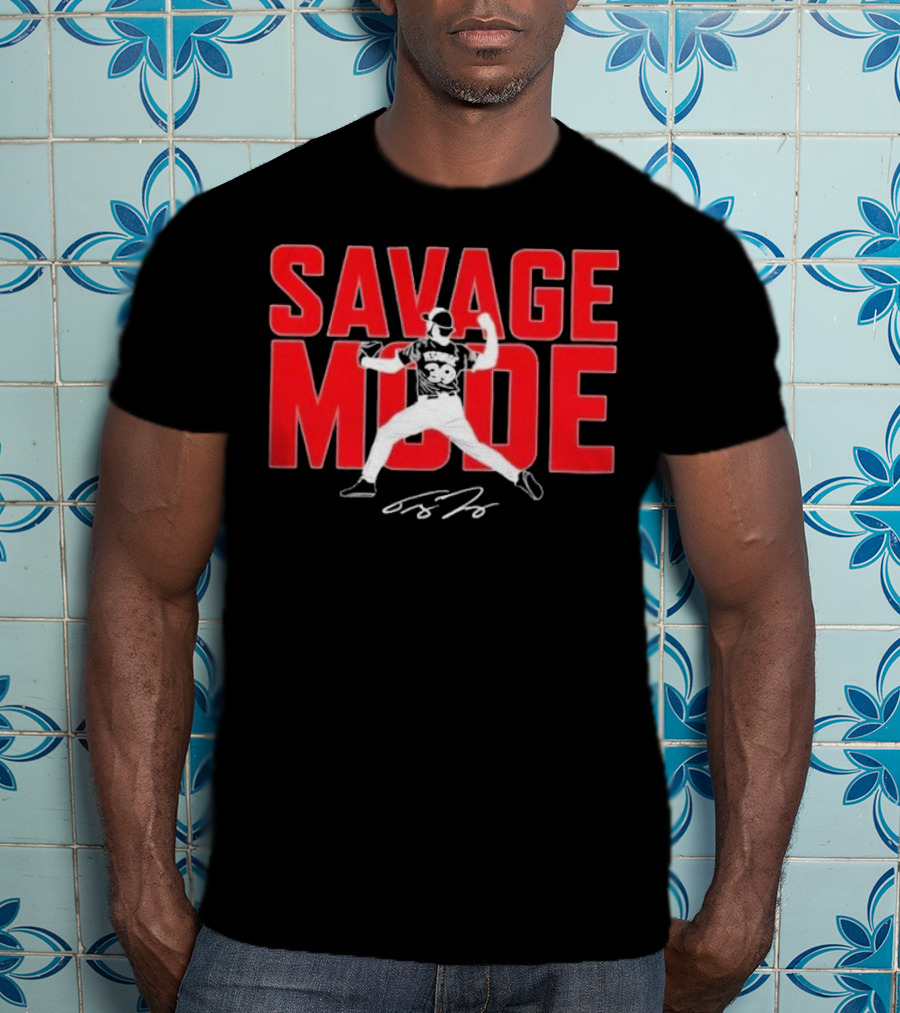 Savage Mode Trey Yesavage Toronto Blue Jays Signature T-Shirt