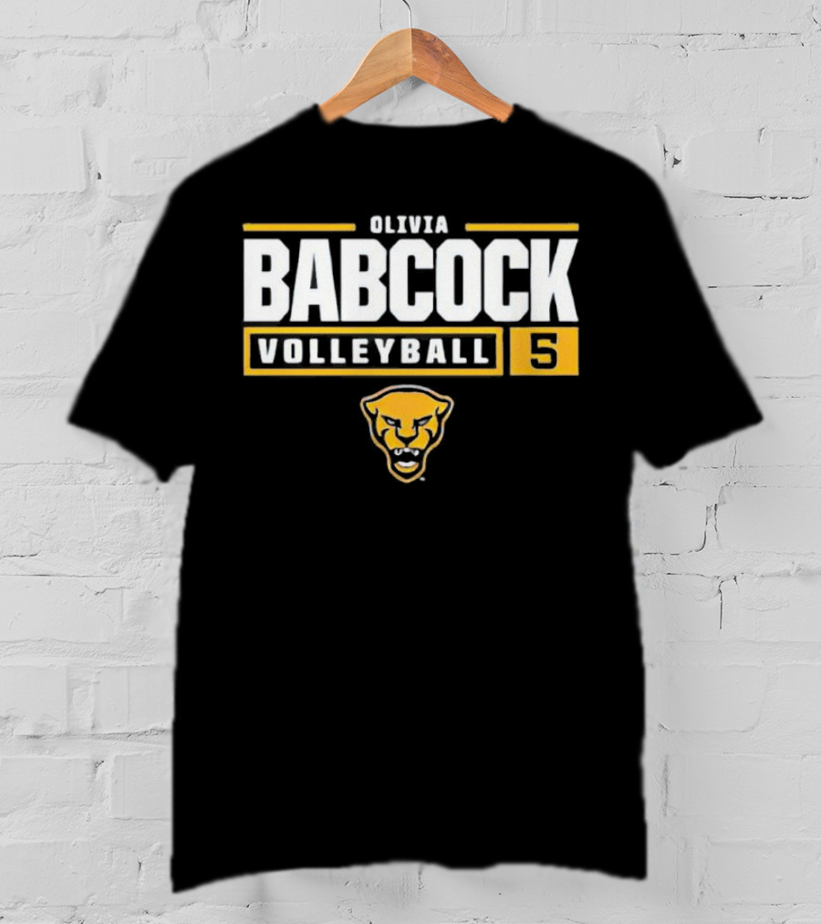 Olivia Babcock Volleyball Pitt Panthers 5 T-Shirt