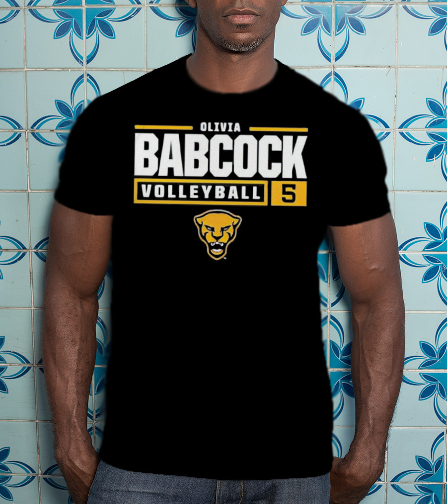 Olivia Babcock Volleyball Pitt Panthers 5 T-Shirt