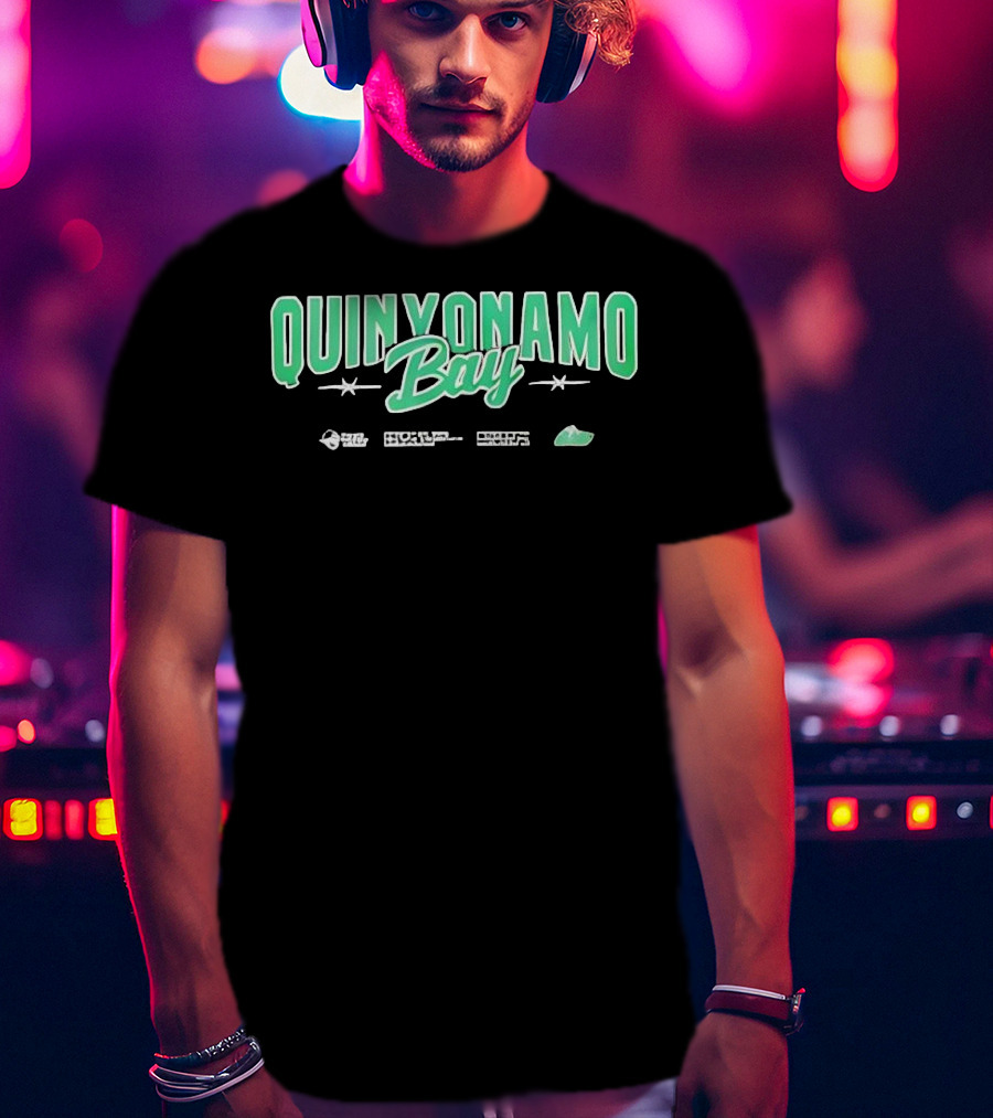 Quinyonamo Bay Authentic Merchandise Guantanamo Bay Exclusive Icons T-Shirt