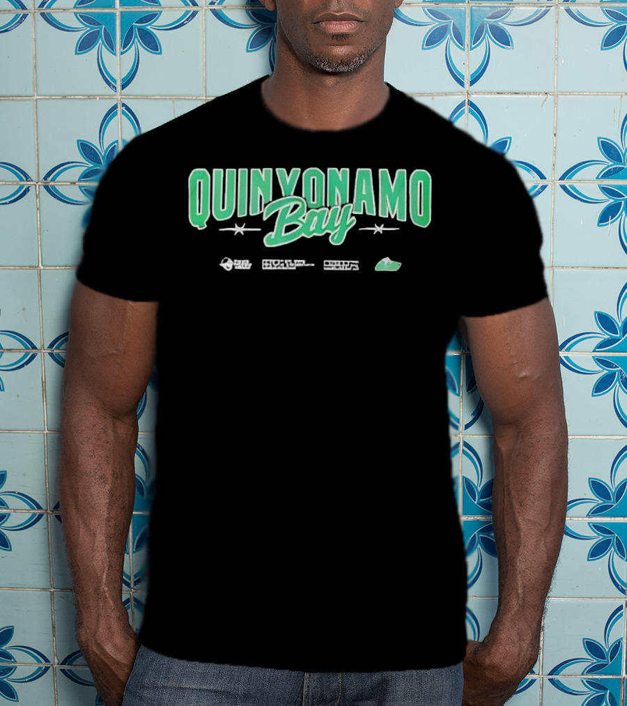 Quinyonamo Bay Authentic Merchandise Guantanamo Bay Exclusive Icons T-Shirt