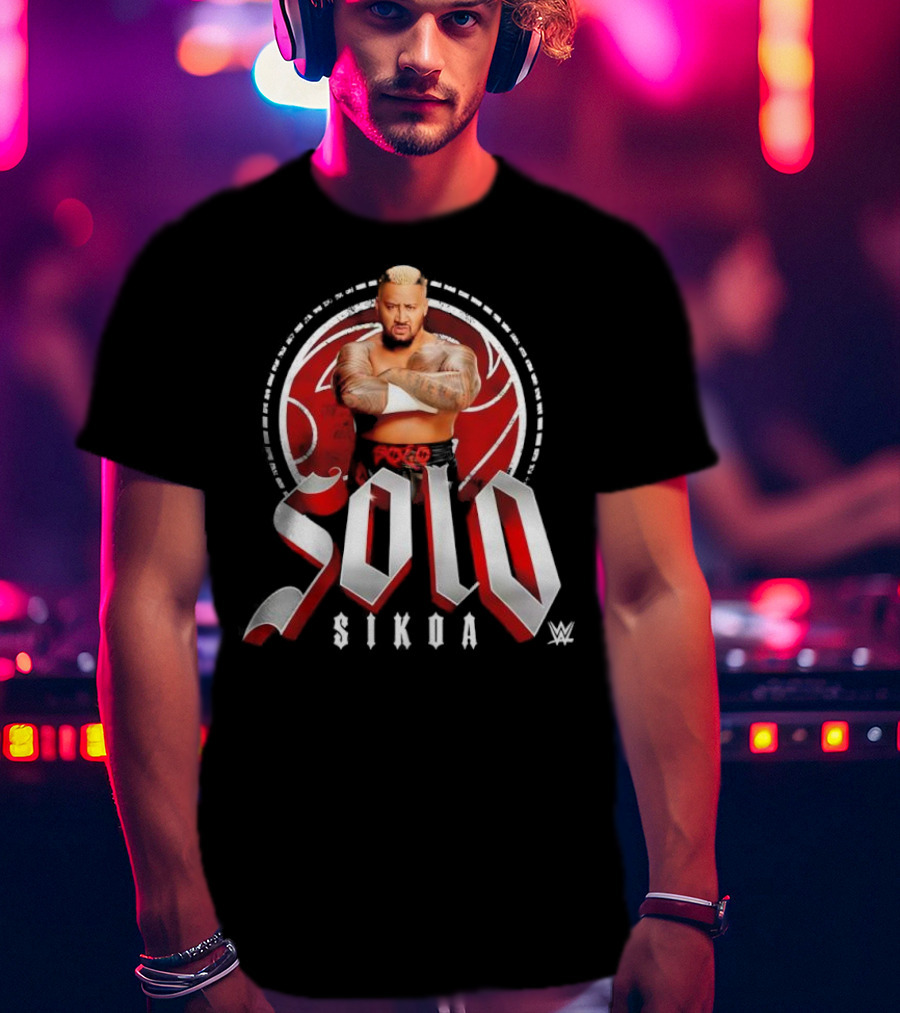 Solo Sikoa Tribal Wrestling Circle T-Shirt
