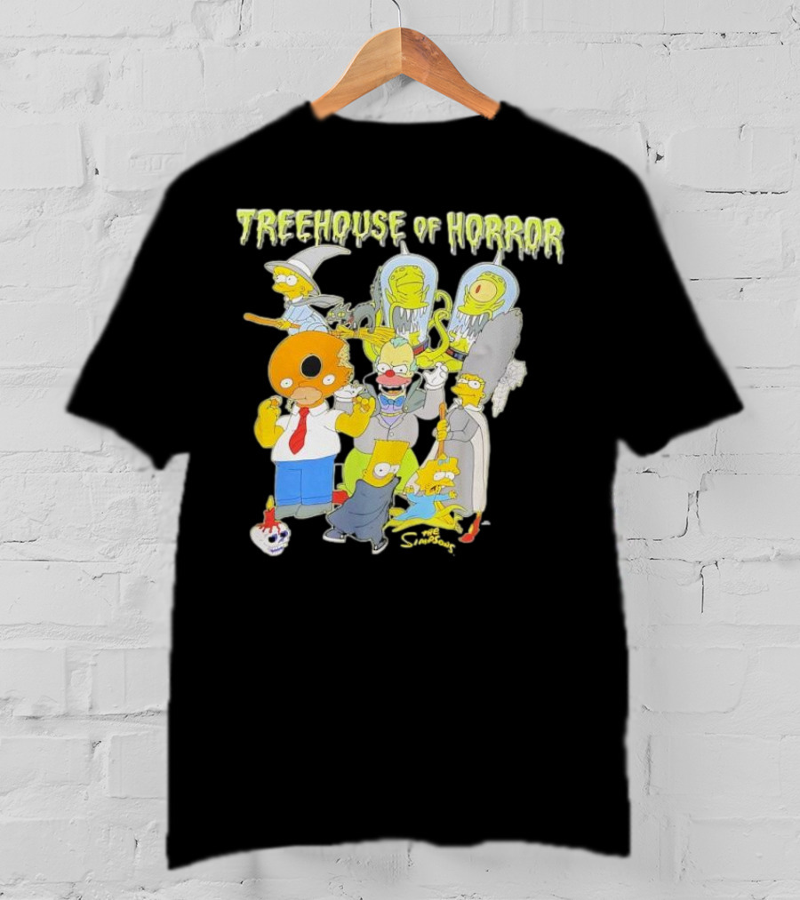 The Simpsons Treehouse Of Horror Characters Halloween Compilation T-Shirt