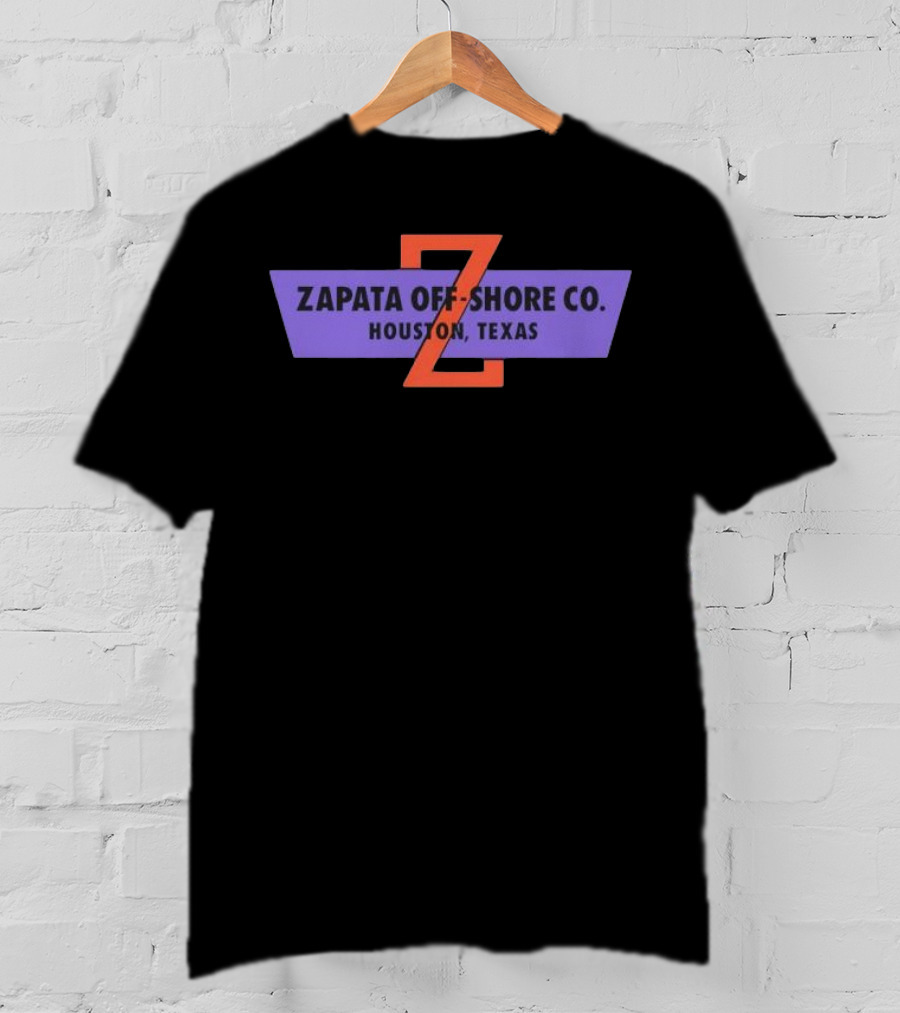 Zapata Off Shore Co Houston Texas Z Emblem T-Shirt
