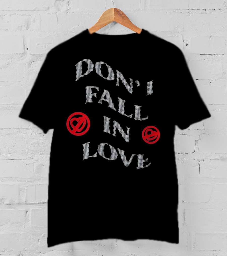Don’t Fall In Love Fest Spiral Heart Emojis T-Shirt