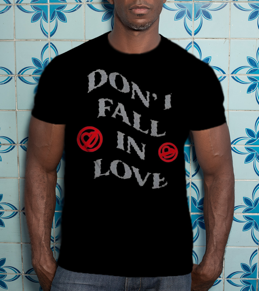 Don’t Fall In Love Fest Spiral Heart Emojis T-Shirt