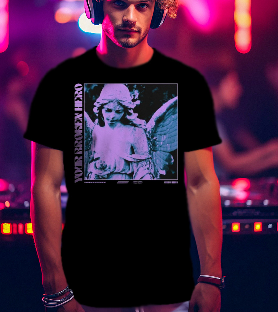 Your Broken Hero Emo’s Not Dead Angel T-Shirt