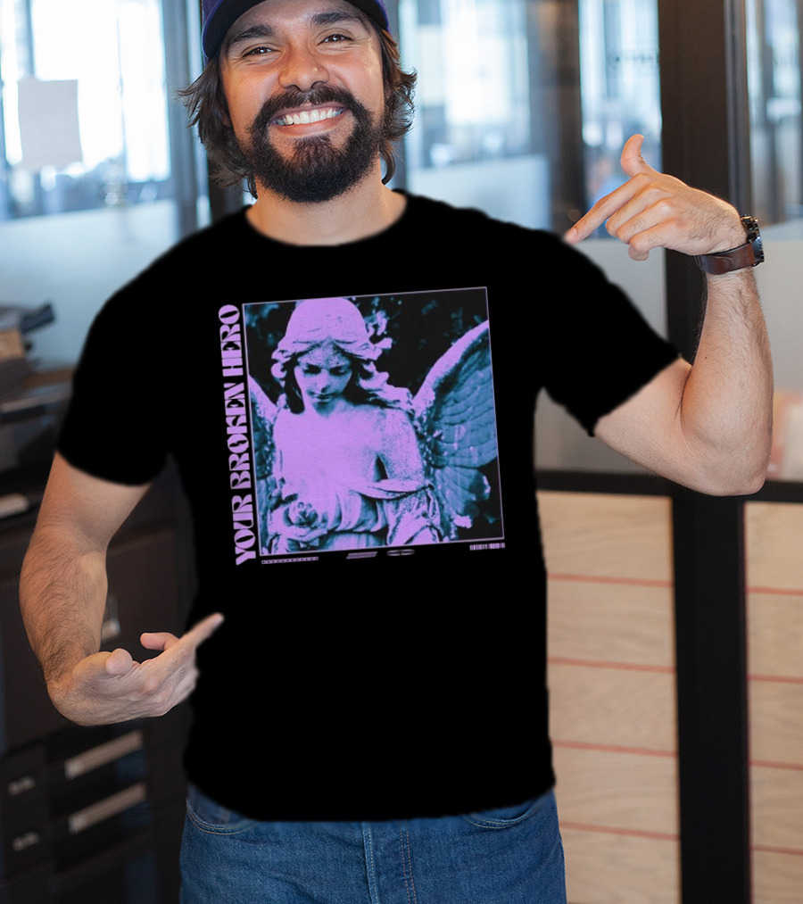Your Broken Hero Emo’s Not Dead Angel T-Shirt