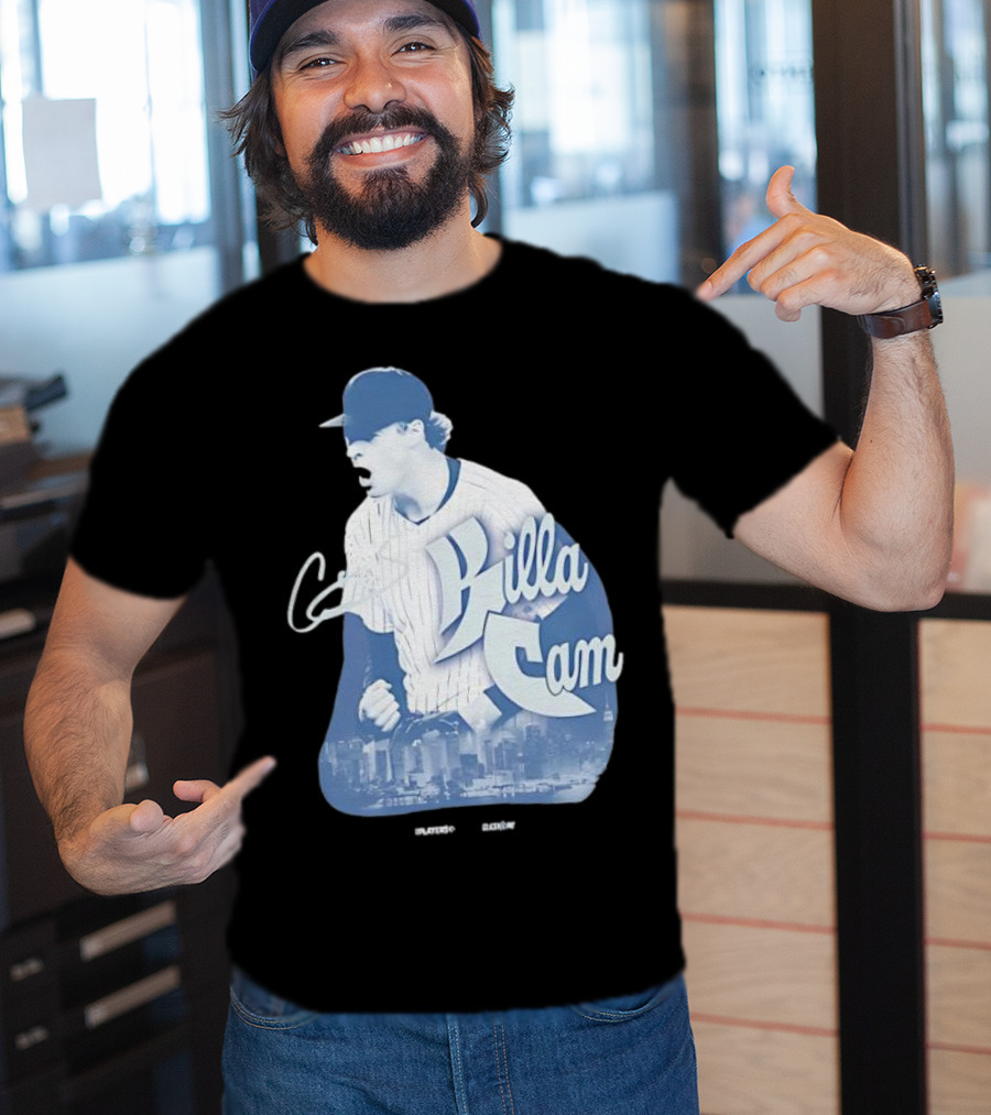 Killa Cam New York Yankees Cityscape Pitcher Style T-Shirt