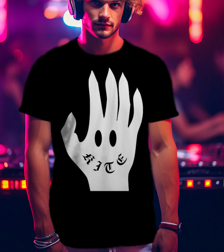 Kite Smile Hand By Stefan Fält T-Shirt