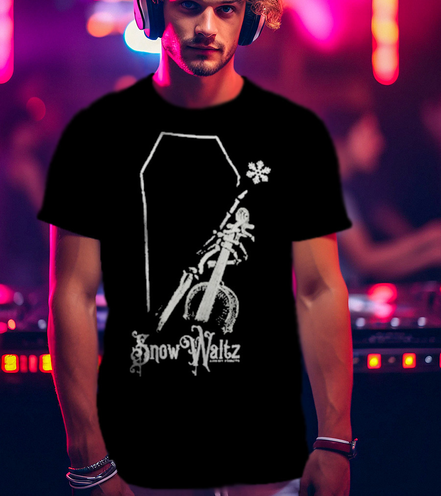 Lindsey Stirling Snow Waltz Coffin And Violin Snowflake T-Shirt