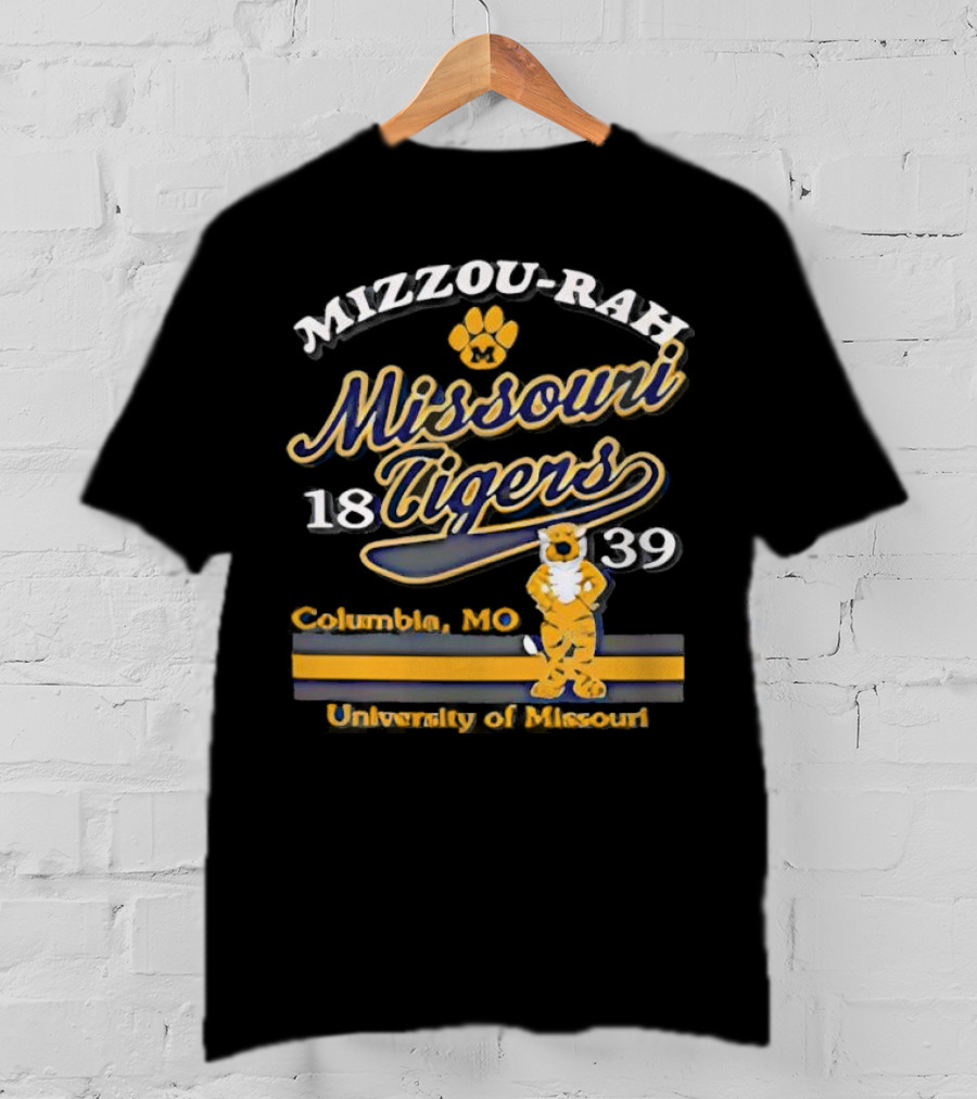 Mizzou Rah Truman Paw Missouri Tigers 1839 Columbia MO University Of Missouri T-Shirt