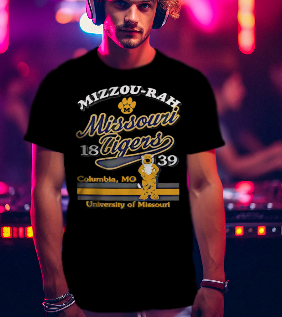 Mizzou Rah Truman Paw Missouri Tigers 1839 Columbia MO University Of Missouri T-Shirt