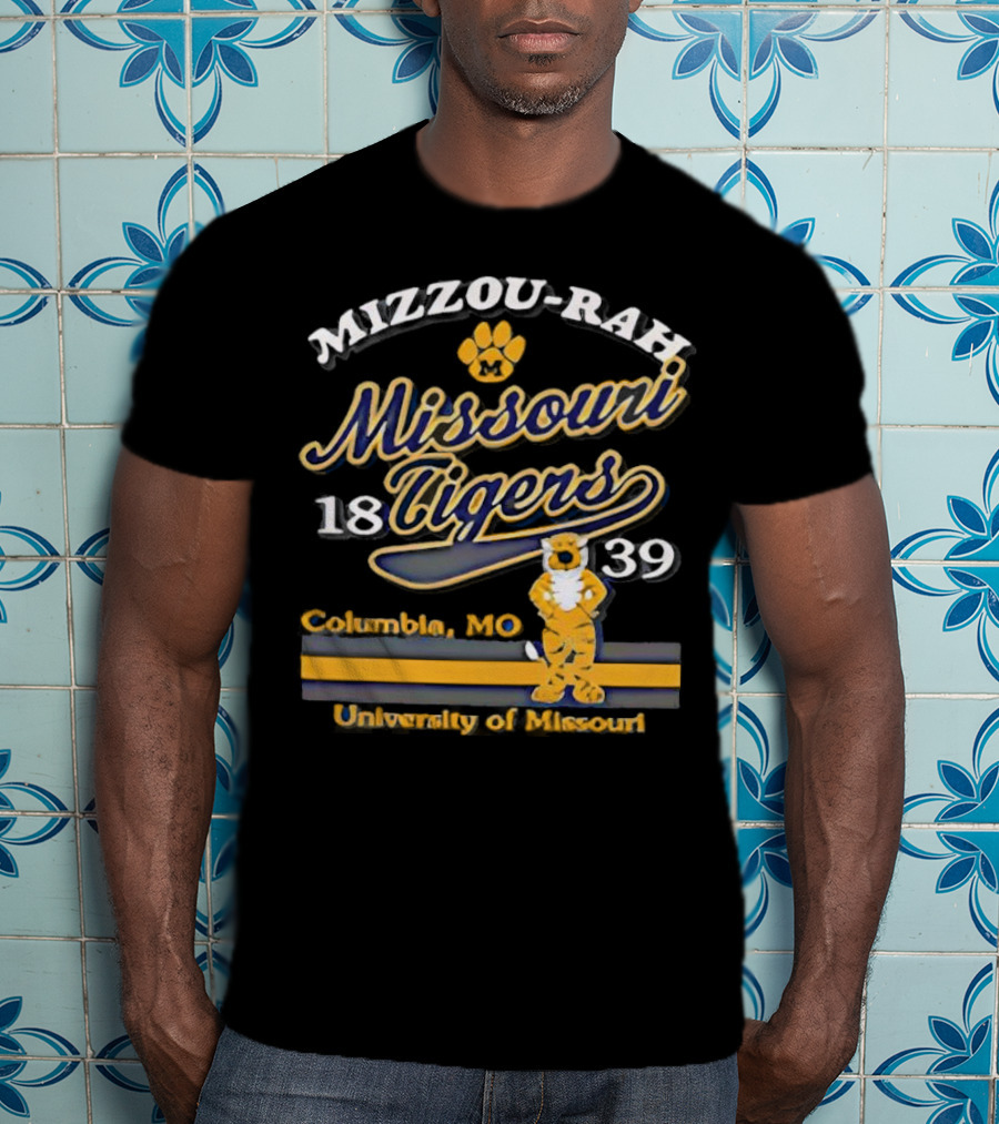 Mizzou Rah Truman Paw Missouri Tigers 1839 Columbia MO University Of Missouri T-Shirt