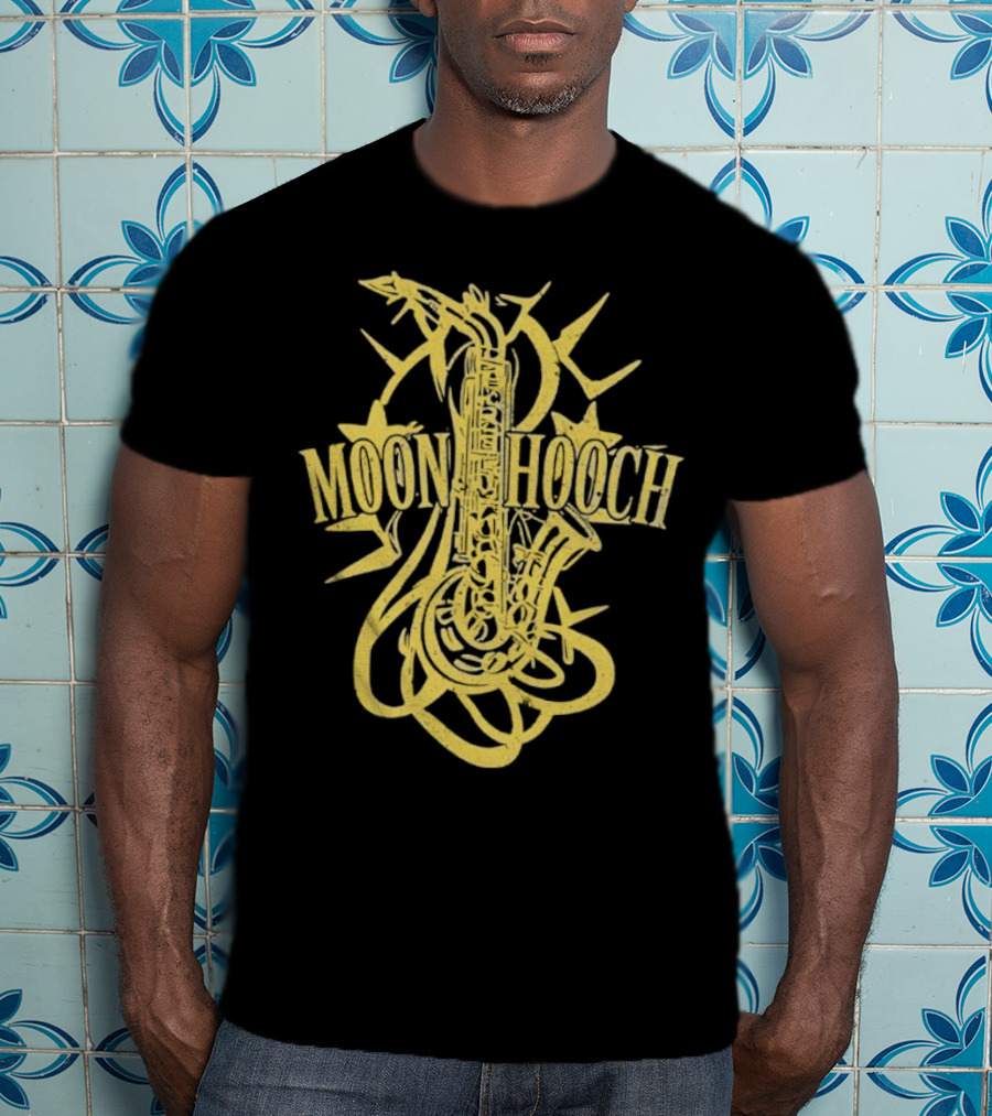 Moon Hooch Saxophone Burst Yellow Graphic T-Shirt