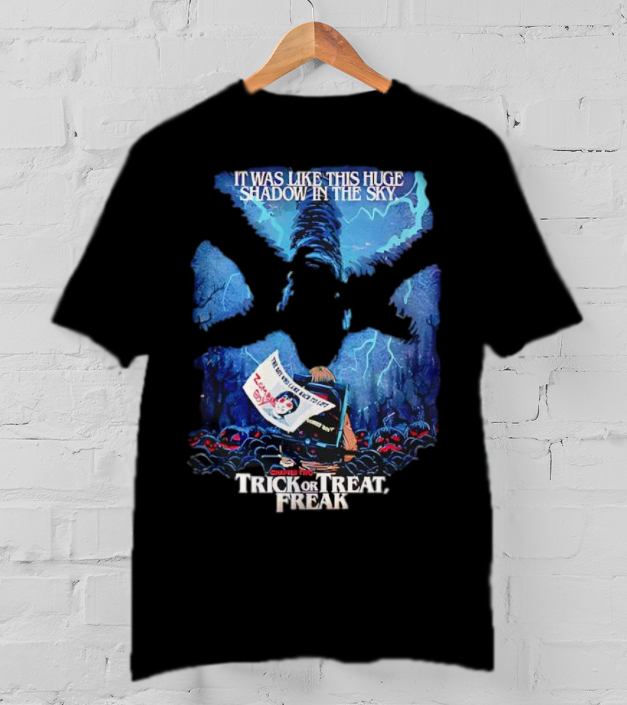 Stranger Things Season 2 Butcher Billy Trick Or Treat Freak Huge Shadow In The Sky T-Shirt