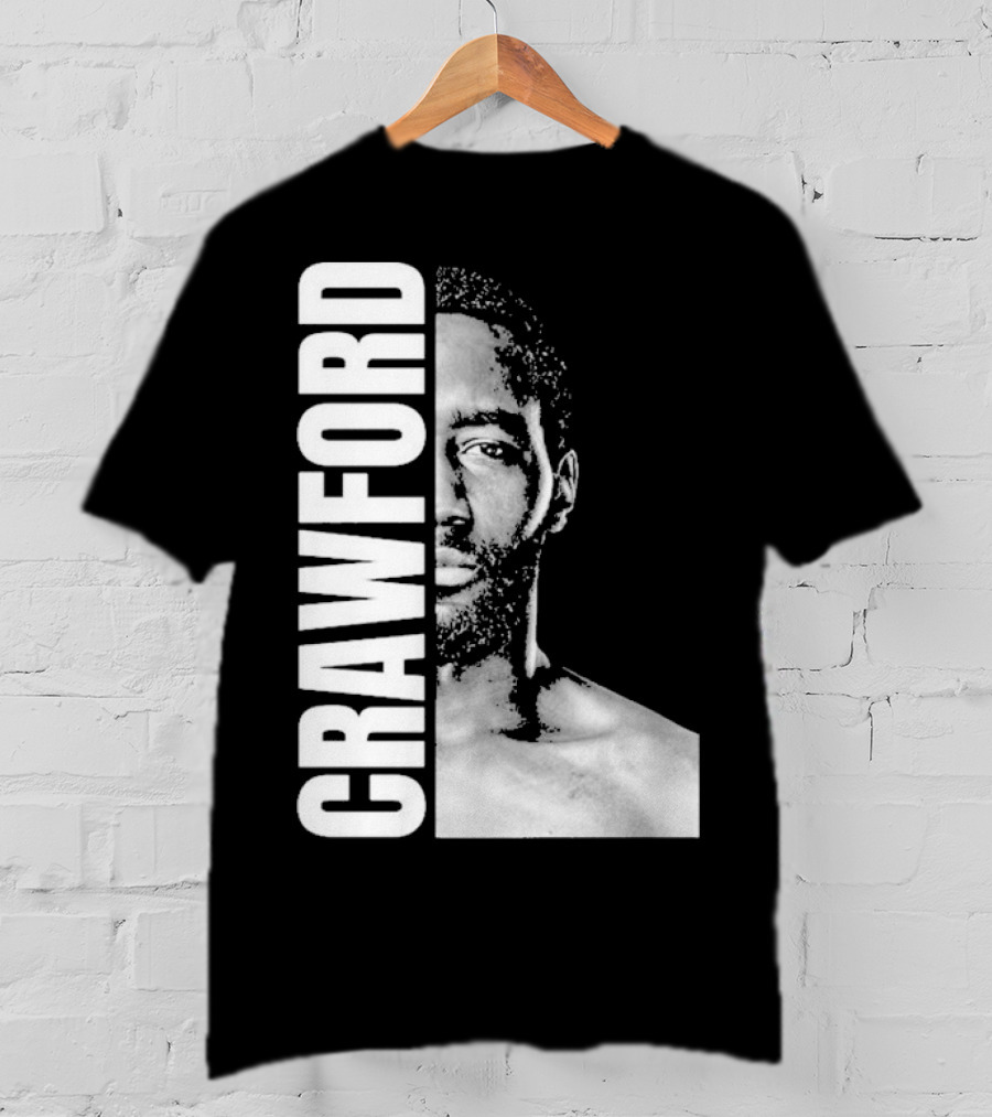 Crawford Face Of Boxing Terence Black And White Style T-Shirt