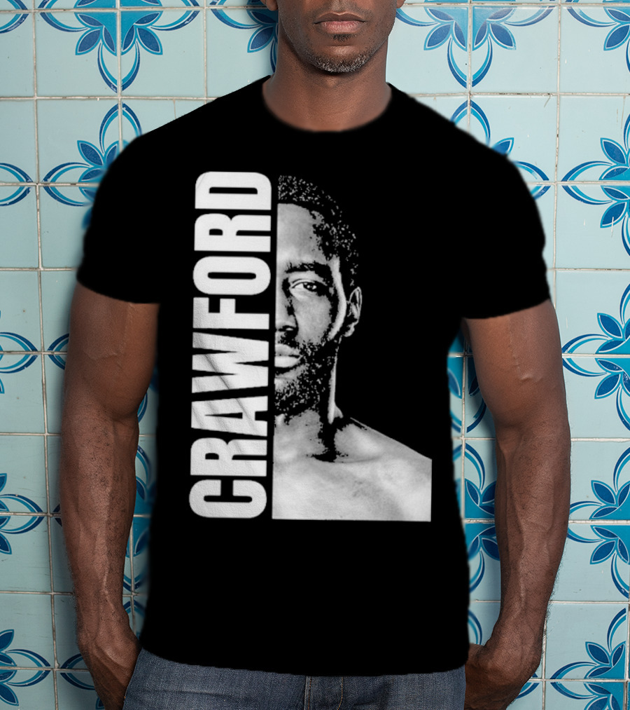 Crawford Face Of Boxing Terence Black And White Style T-Shirt