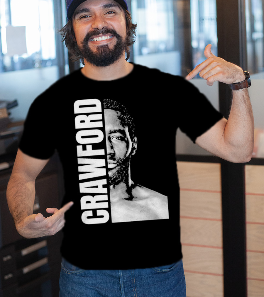 Crawford Face Of Boxing Terence Black And White Style T-Shirt