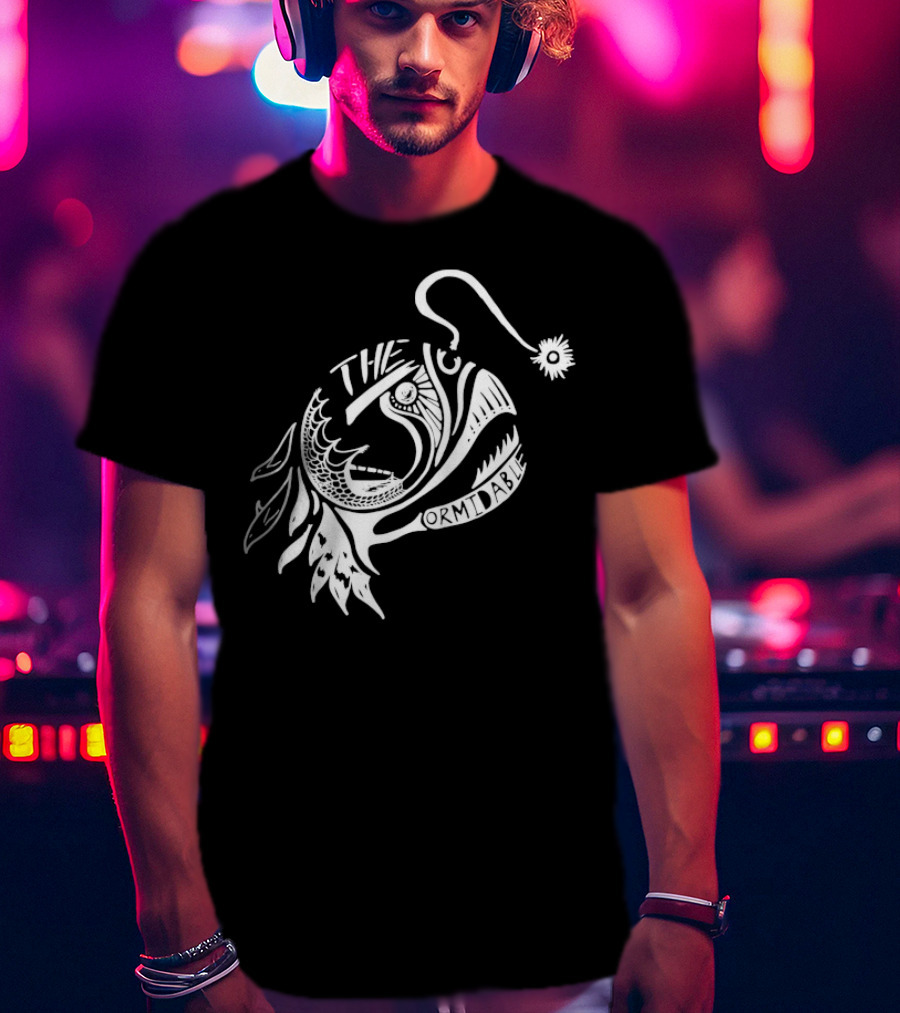 The Joy Formidable MC Fish Unique Anglerfish Art T-Shirt