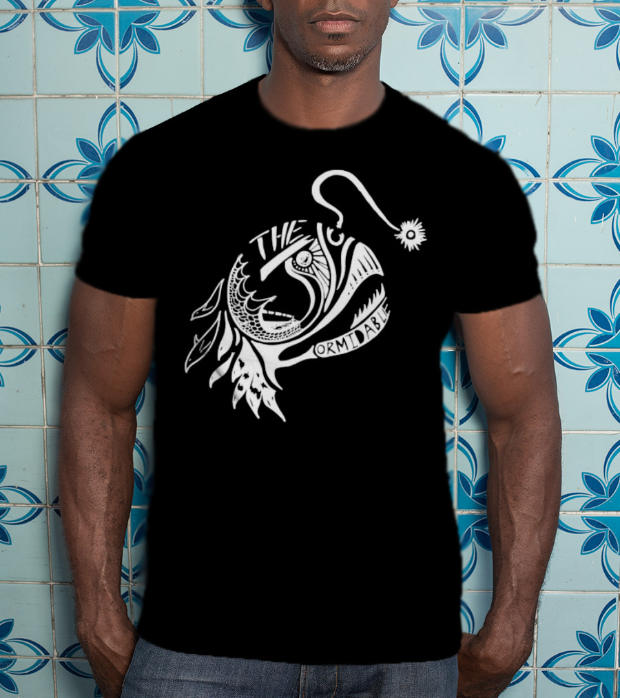 The Joy Formidable MC Fish Unique Anglerfish Art T-Shirt